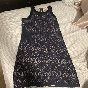 Hello molly dress, size small. Tag says size 10 but fits very small. Navy blue.